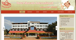 Desktop Screenshot of hotelsharadainternational.com