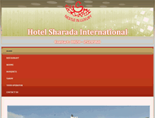 Tablet Screenshot of hotelsharadainternational.com